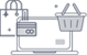 Icon representing professional e-commerce development and solutions
