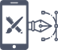 Icon representing custom mobile app design for businesses