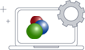 osCommerce development service icon highlighting feature-rich online stores